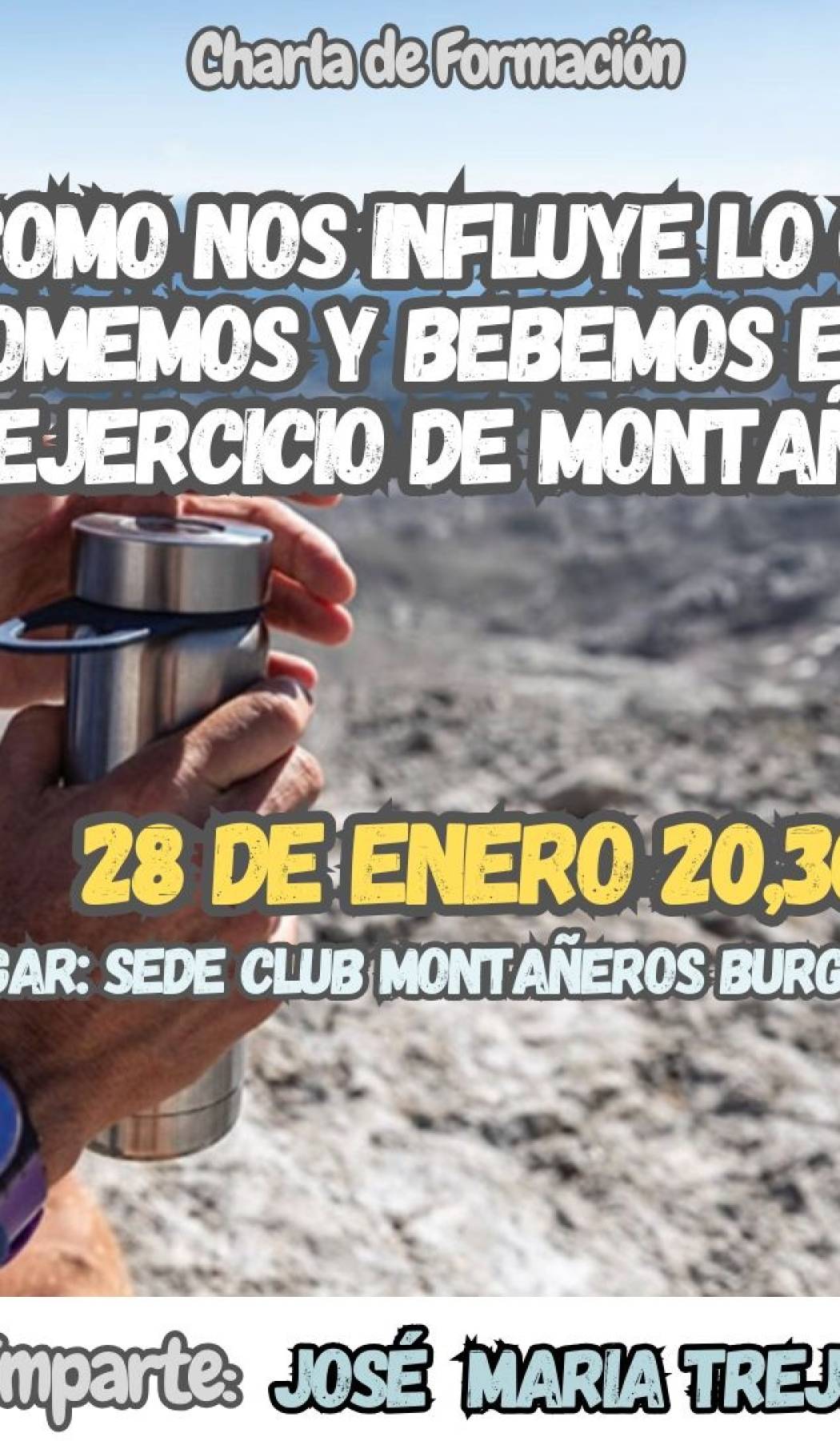 COMO NOS INFLUYE LO QUE COMEMOS Y BEBEMOS EN EL EJERCICIO DE MONTAÑA